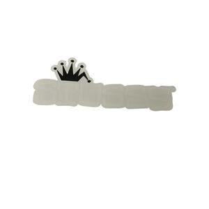 Stussy Black Crown Sticker – Authentic Streetwear Decal – New